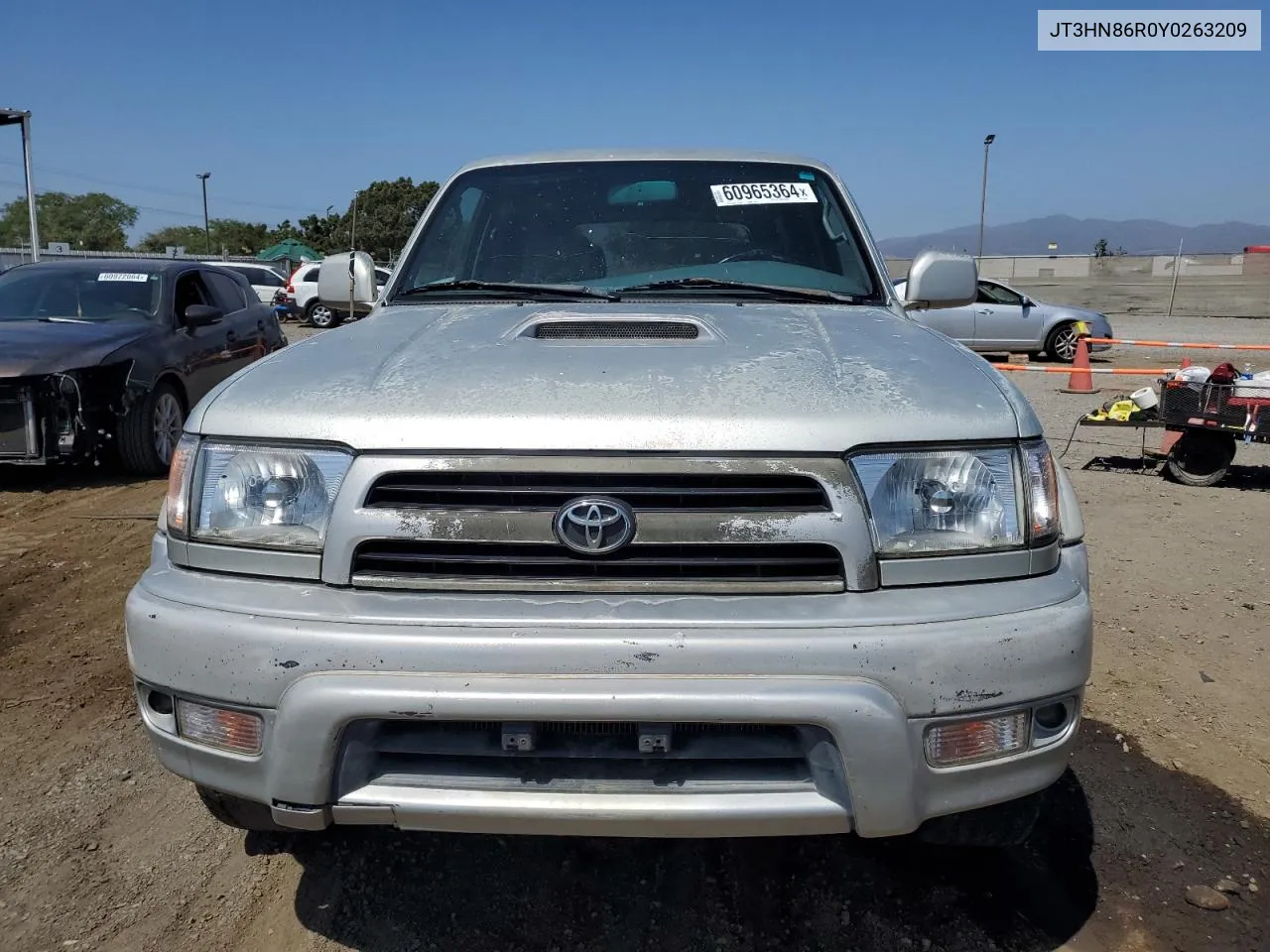 2000 Toyota 4Runner Sr5 VIN: JT3HN86R0Y0263209 Lot: 60965364