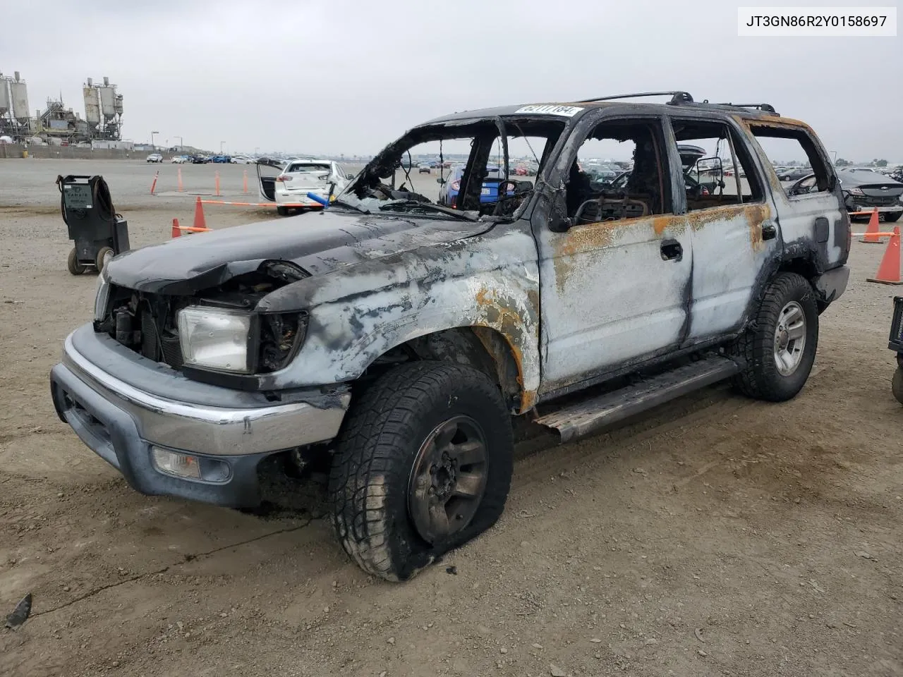 2000 Toyota 4Runner Sr5 VIN: JT3GN86R2Y0158697 Lot: 62117184