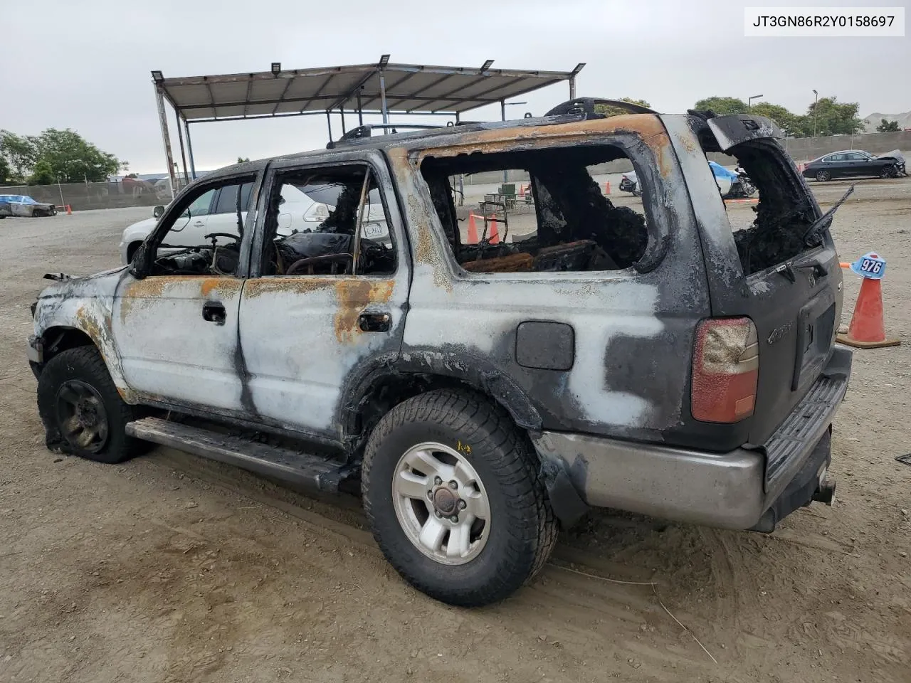 2000 Toyota 4Runner Sr5 VIN: JT3GN86R2Y0158697 Lot: 62117184