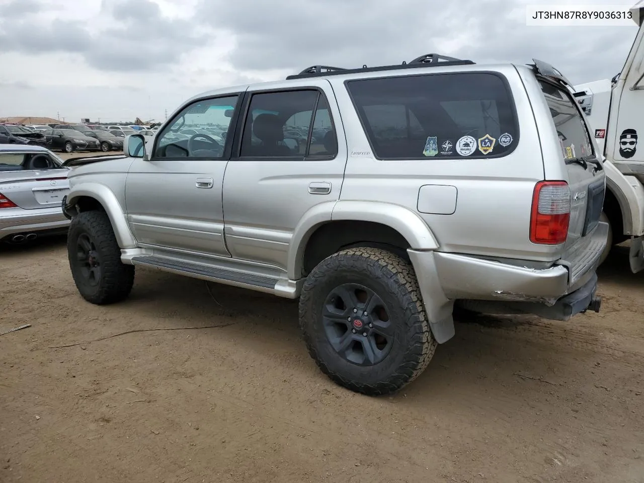 2000 Toyota 4Runner Limited VIN: JT3HN87R8Y9036313 Lot: 66966914