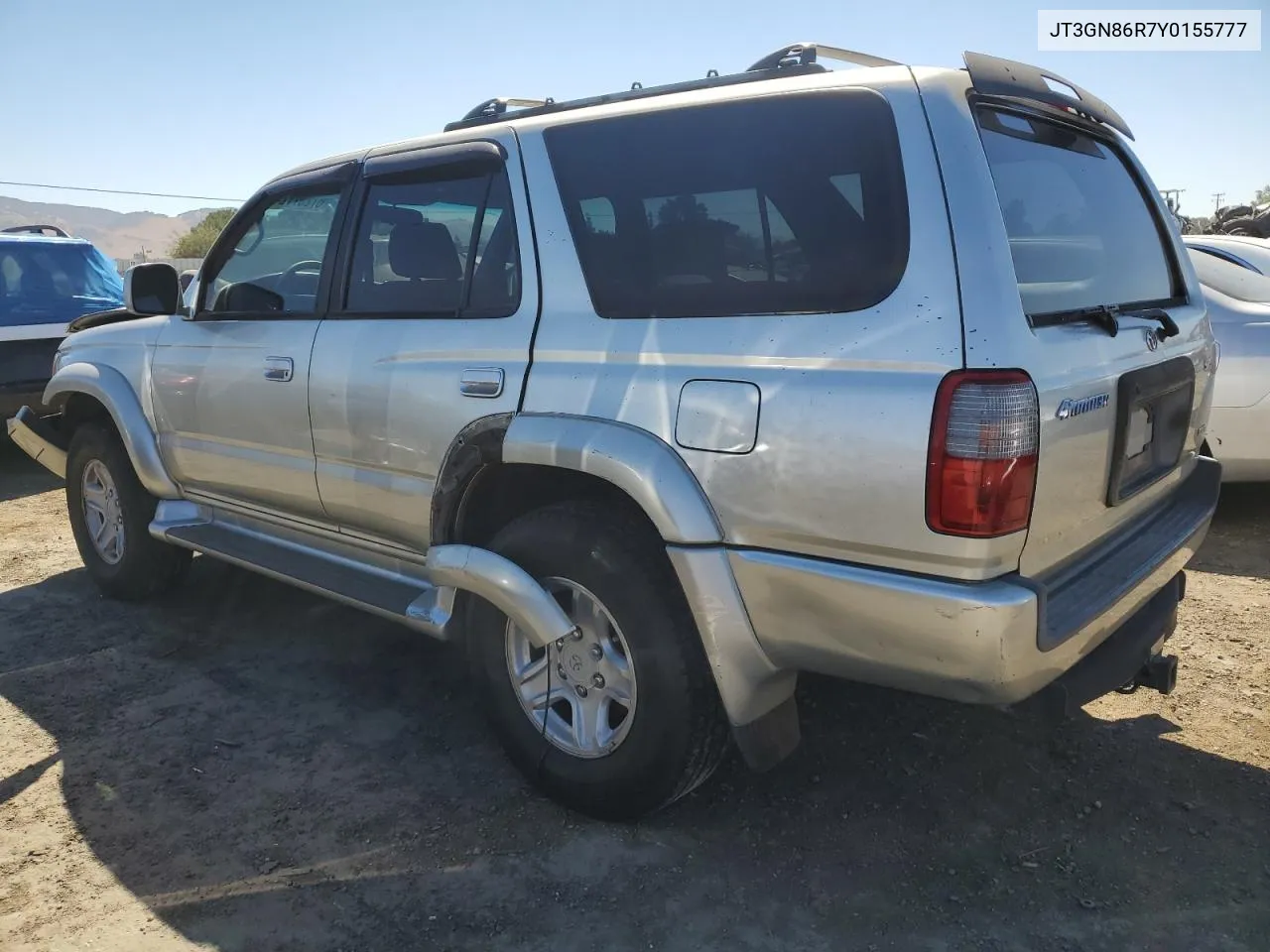 2000 Toyota 4Runner Sr5 VIN: JT3GN86R7Y0155777 Lot: 67237724