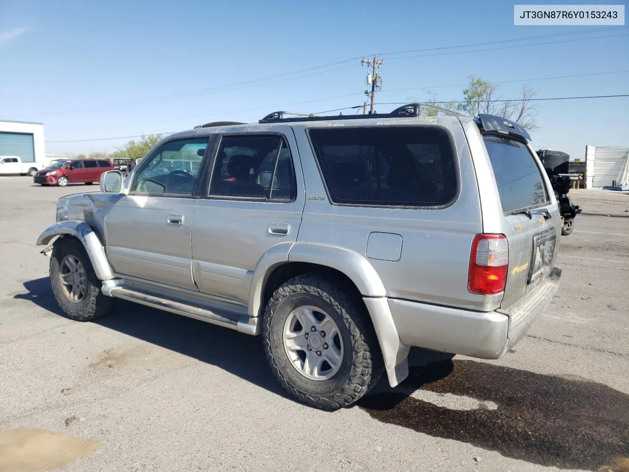 2000 Toyota 4Runner Limited VIN: JT3GN87R6Y0153243 Lot: 67368354