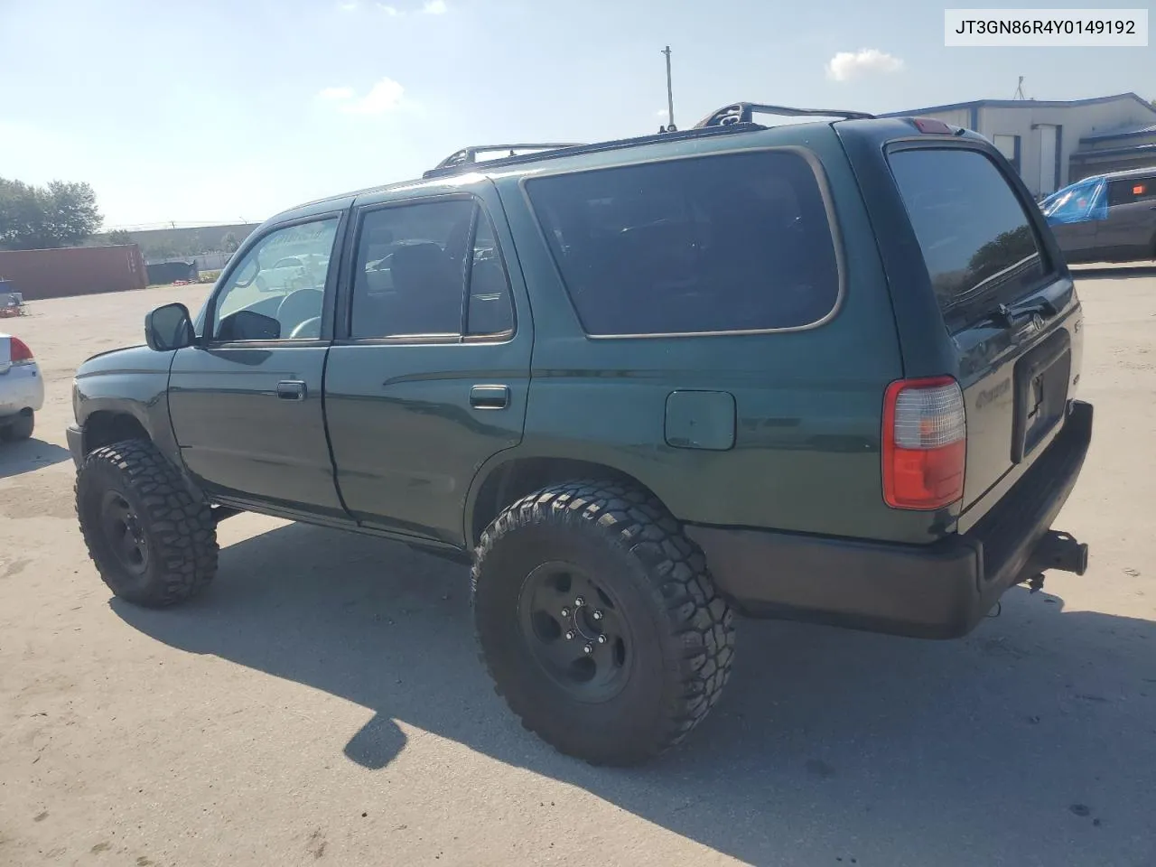 2000 Toyota 4Runner Sr5 VIN: JT3GN86R4Y0149192 Lot: 67561074