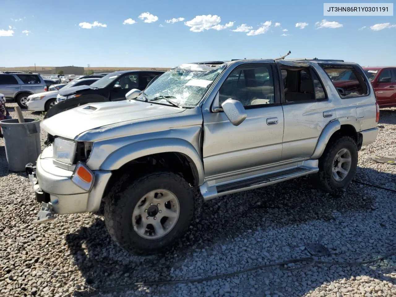 2000 Toyota 4Runner Sr5 VIN: JT3HN86R1Y0301191 Lot: 67752724