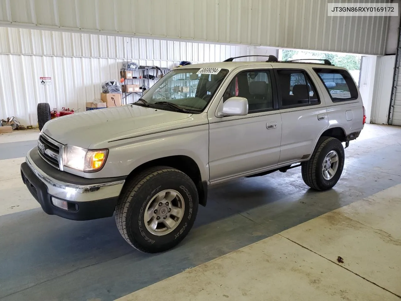 2000 Toyota 4Runner Sr5 VIN: JT3GN86RXY0169172 Lot: 68699294