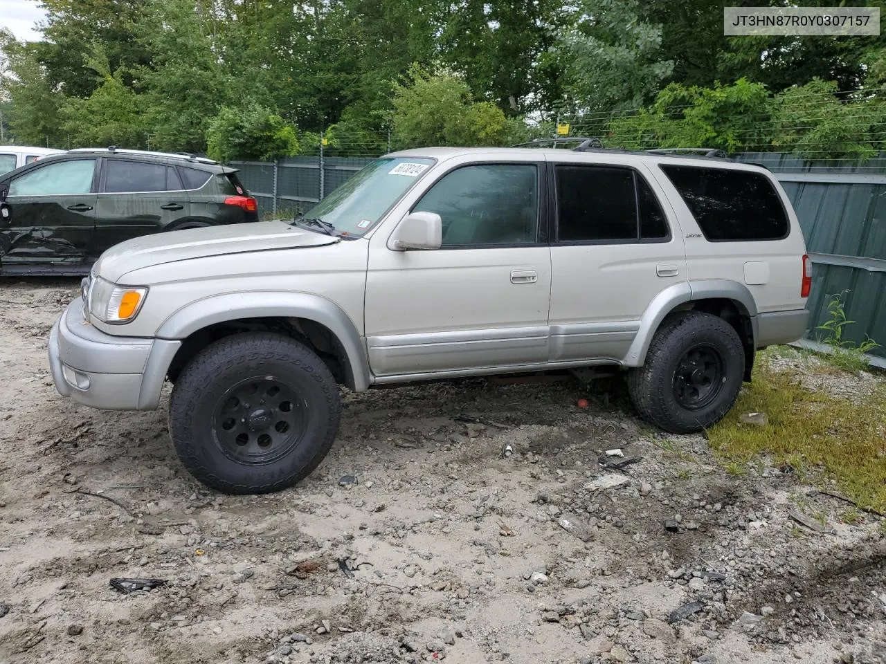 2000 Toyota 4Runner Limited VIN: JT3HN87R0Y0307157 Lot: 68738124