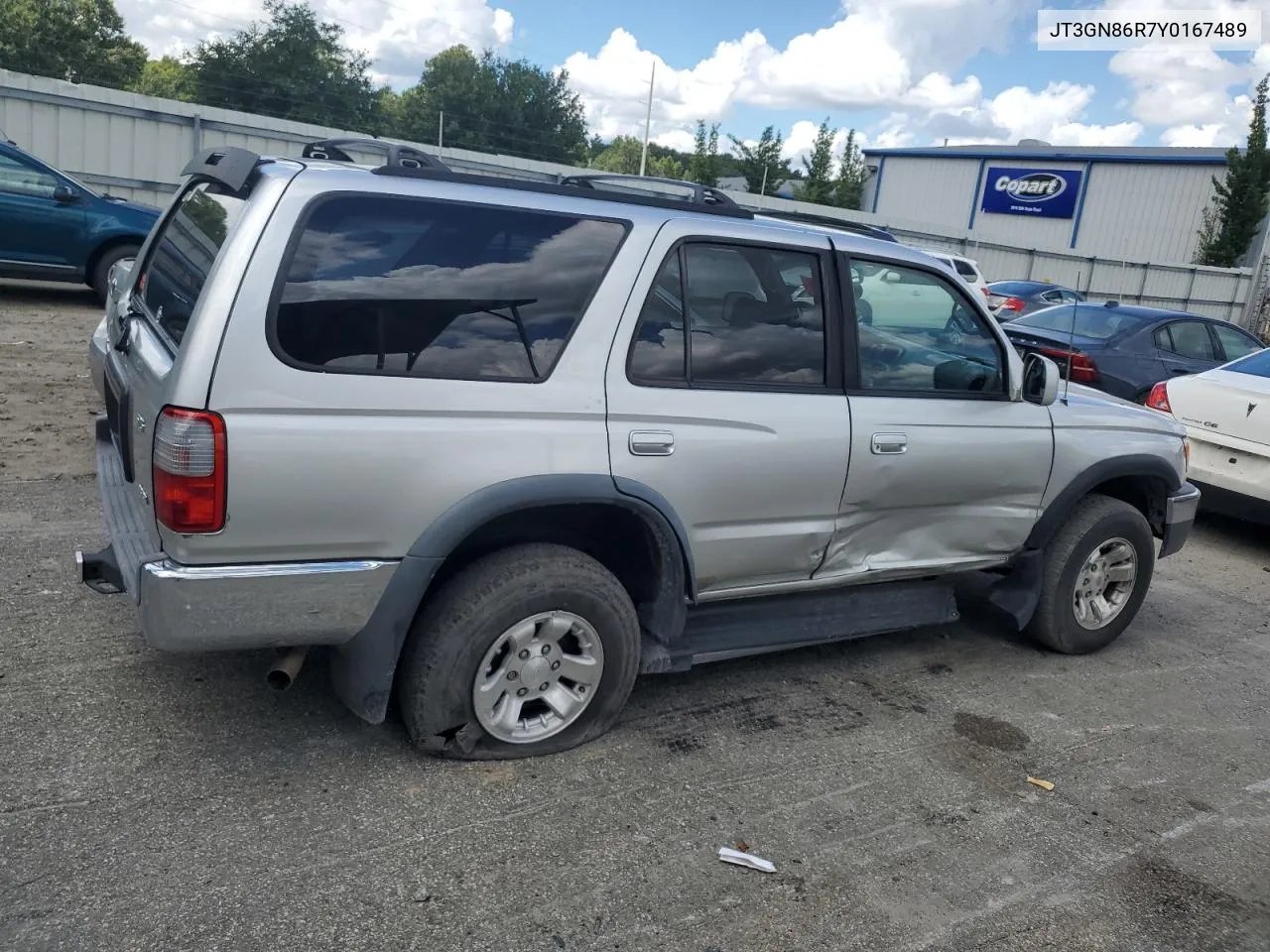 2000 Toyota 4Runner Sr5 VIN: JT3GN86R7Y0167489 Lot: 68925794