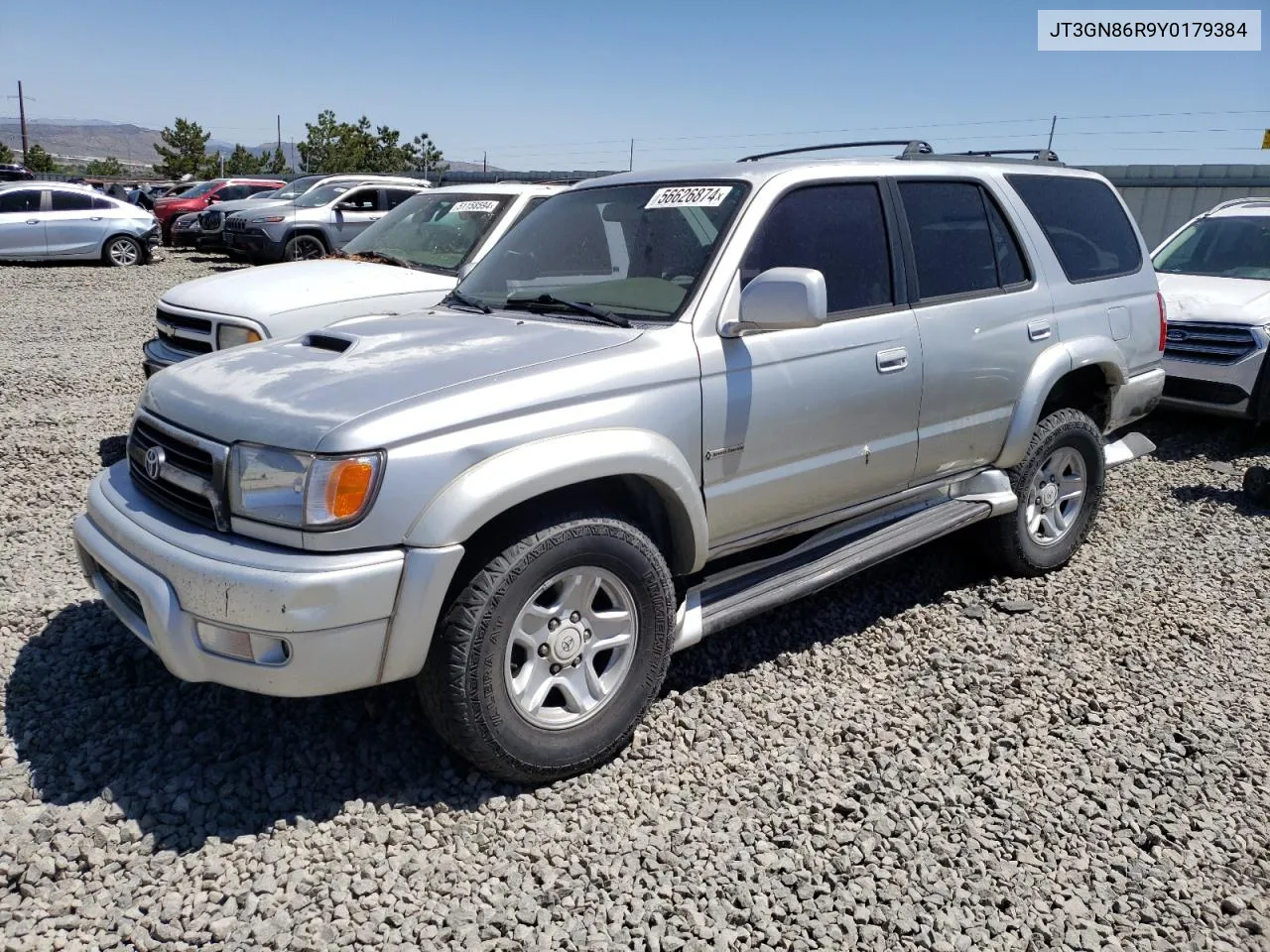 2000 Toyota 4Runner Sr5 VIN: JT3GN86R9Y0179384 Lot: 69792074