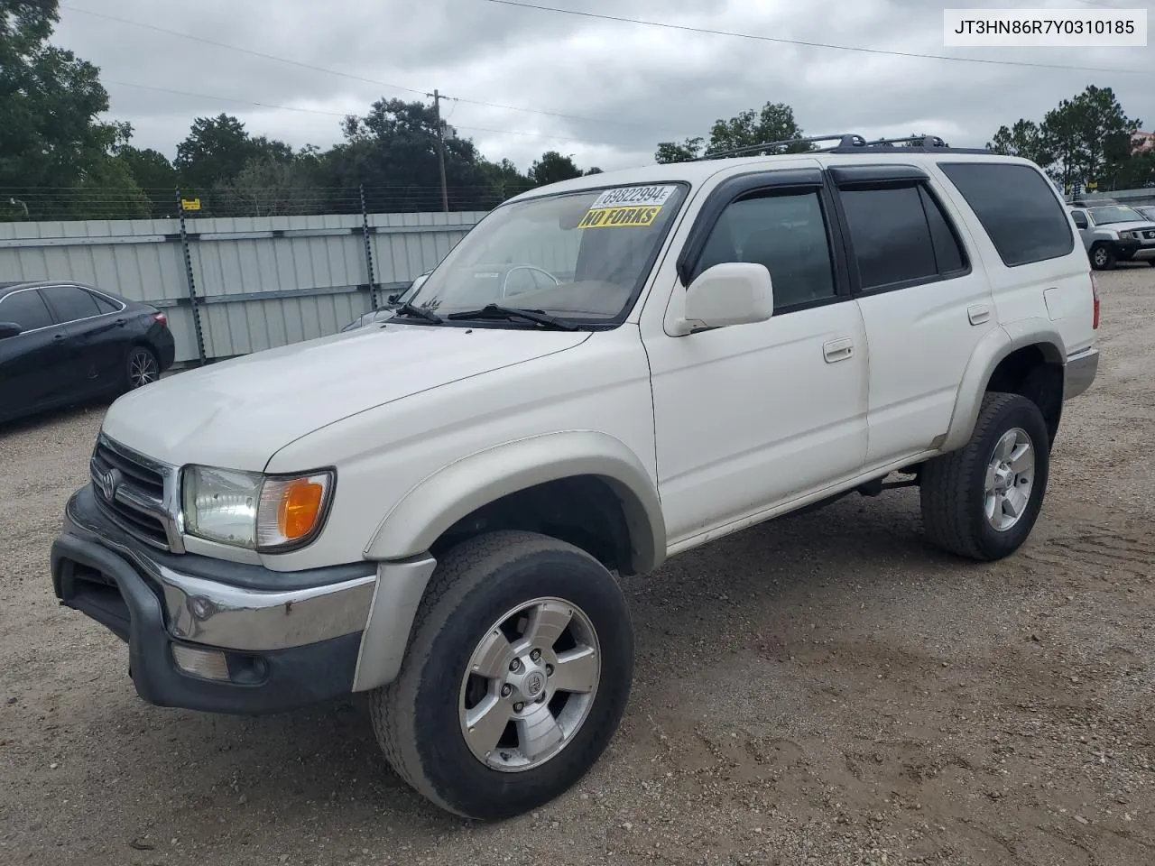 2000 Toyota 4Runner Sr5 VIN: JT3HN86R7Y0310185 Lot: 69822994