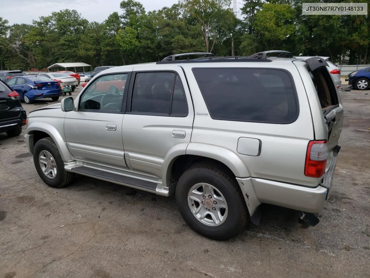 2000 Toyota 4Runner Limited VIN: JT3GN87R7Y0148133 Lot: 69942374