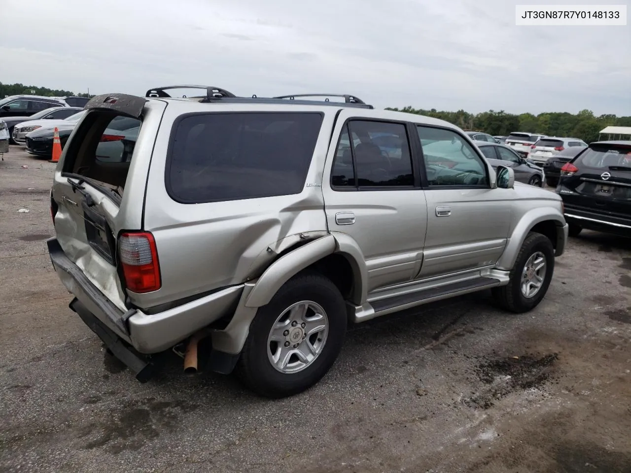 2000 Toyota 4Runner Limited VIN: JT3GN87R7Y0148133 Lot: 69942374