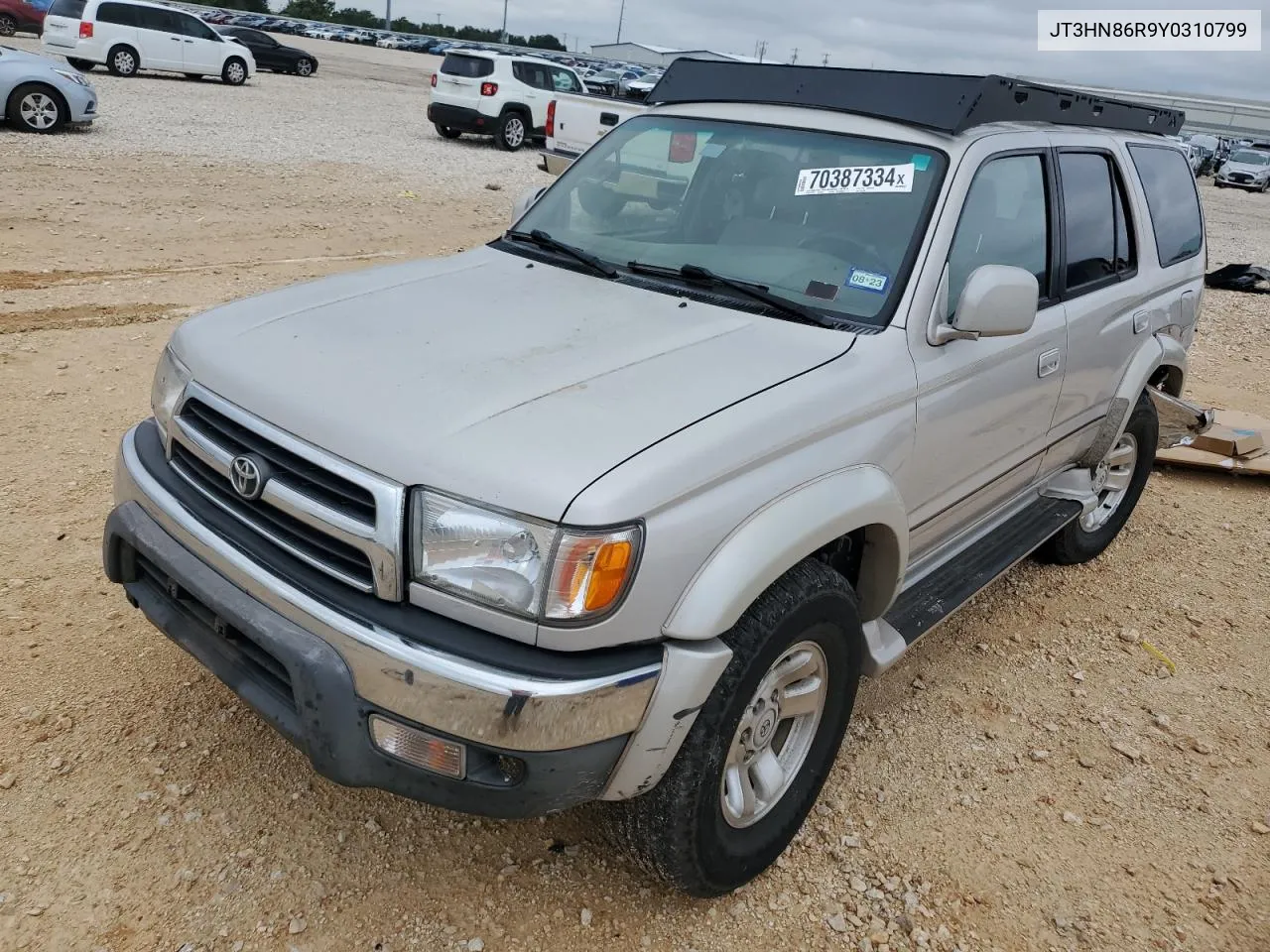 2000 Toyota 4Runner Sr5 VIN: JT3HN86R9Y0310799 Lot: 70387334