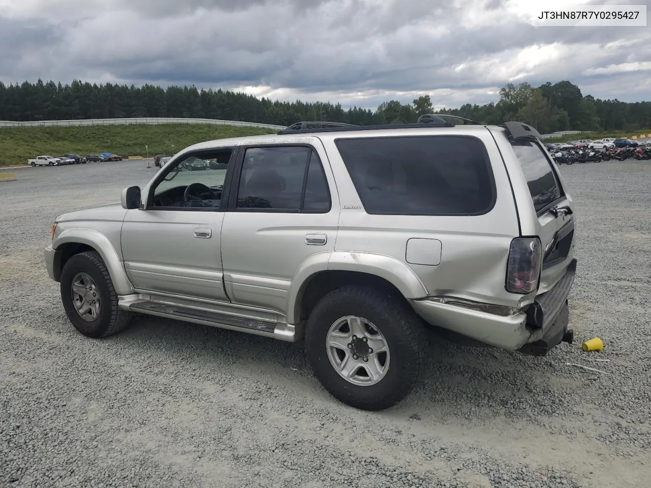 2000 Toyota 4Runner Limited VIN: JT3HN87R7Y0295427 Lot: 70616934