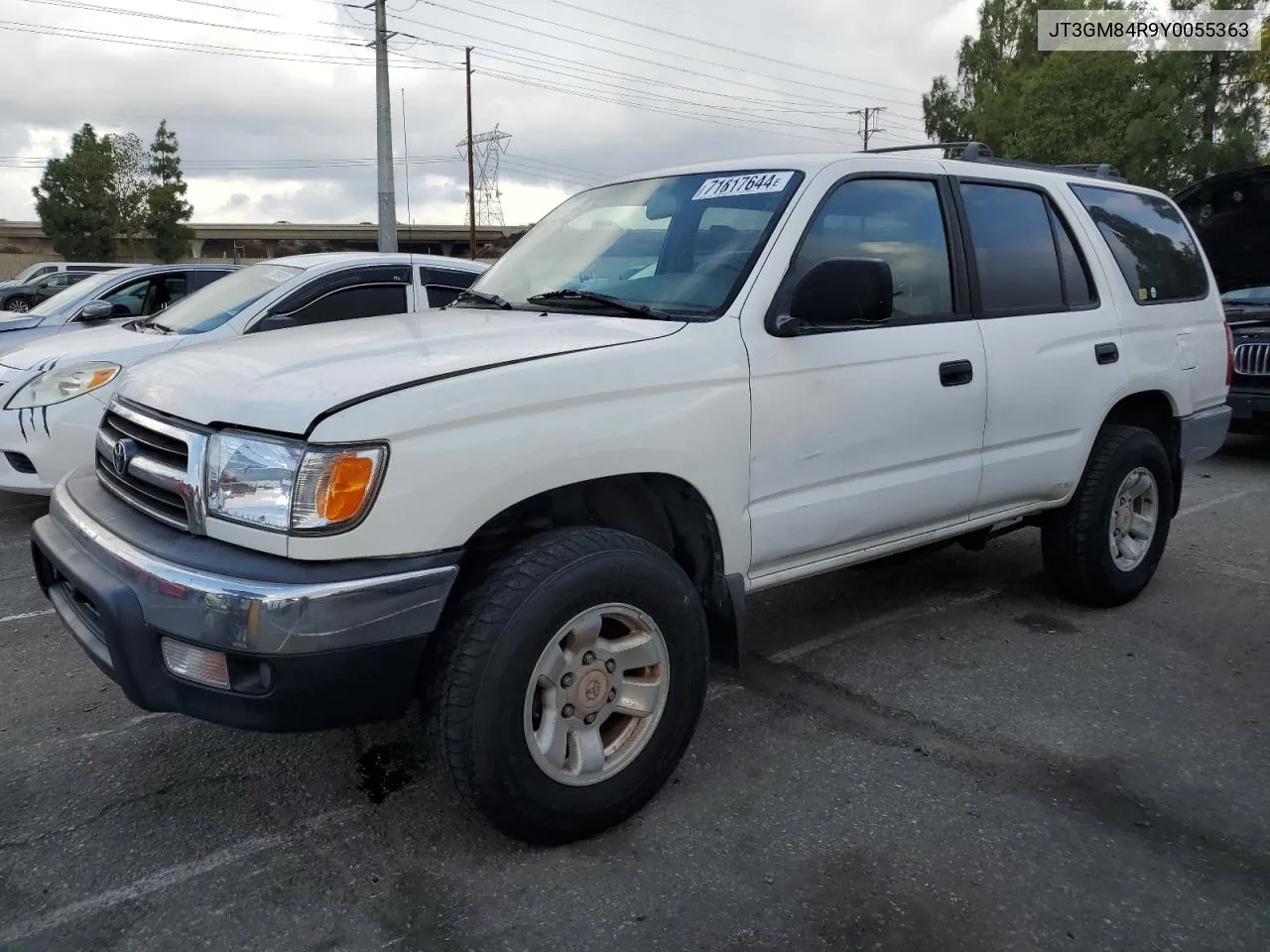 2000 Toyota 4Runner VIN: JT3GM84R9Y0055363 Lot: 71617644