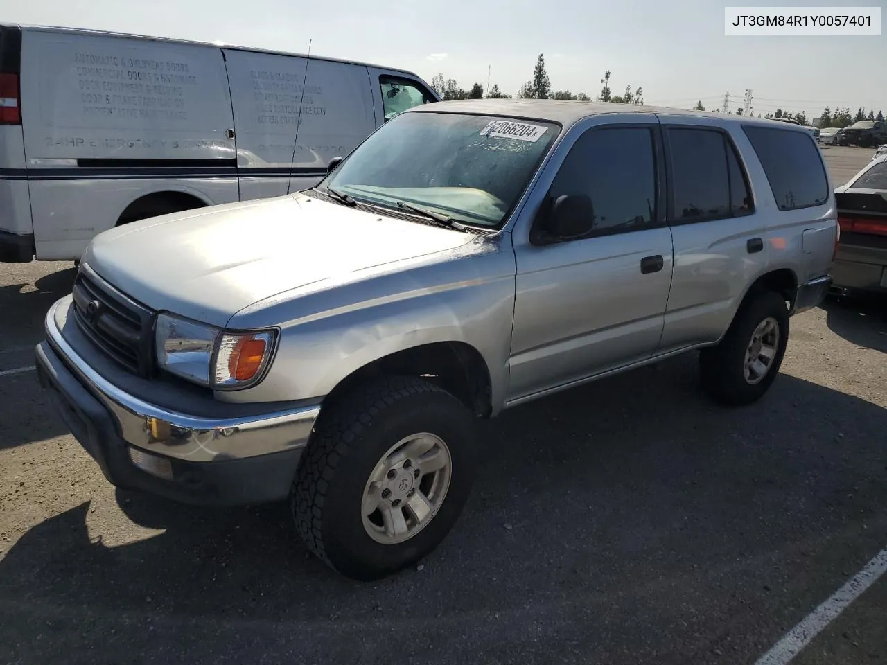 2000 Toyota 4Runner VIN: JT3GM84R1Y0057401 Lot: 72066204