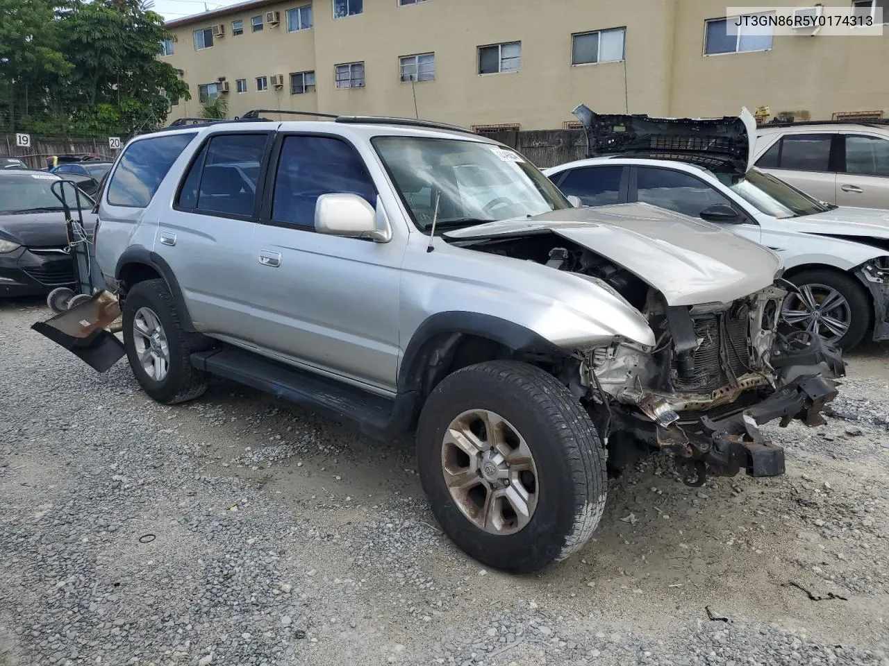 2000 Toyota 4Runner Sr5 VIN: JT3GN86R5Y0174313 Lot: 72349254