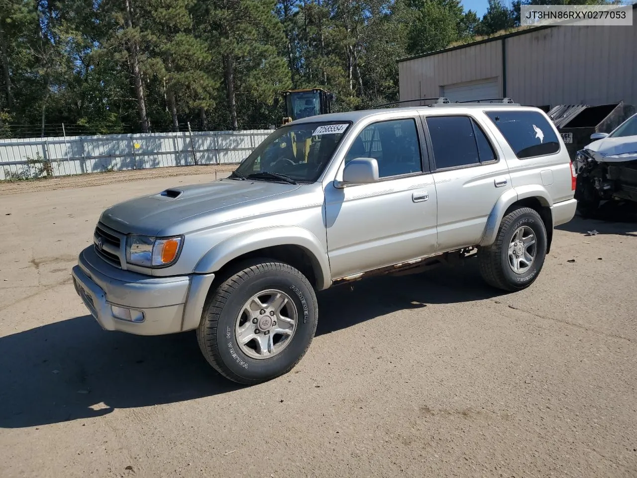 2000 Toyota 4Runner Sr5 VIN: JT3HN86RXY0277053 Lot: 72585554