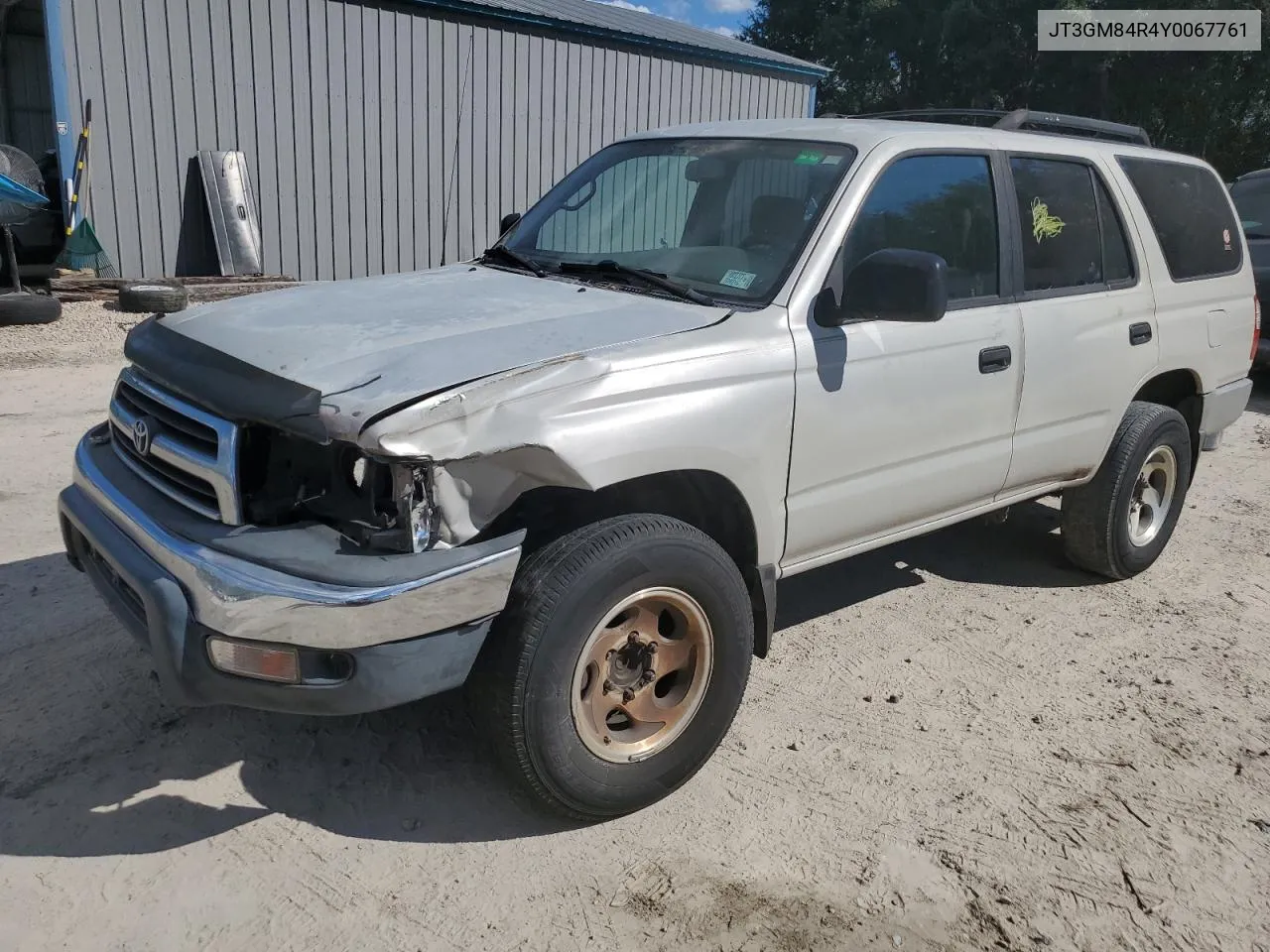 2000 Toyota 4Runner VIN: JT3GM84R4Y0067761 Lot: 72815064