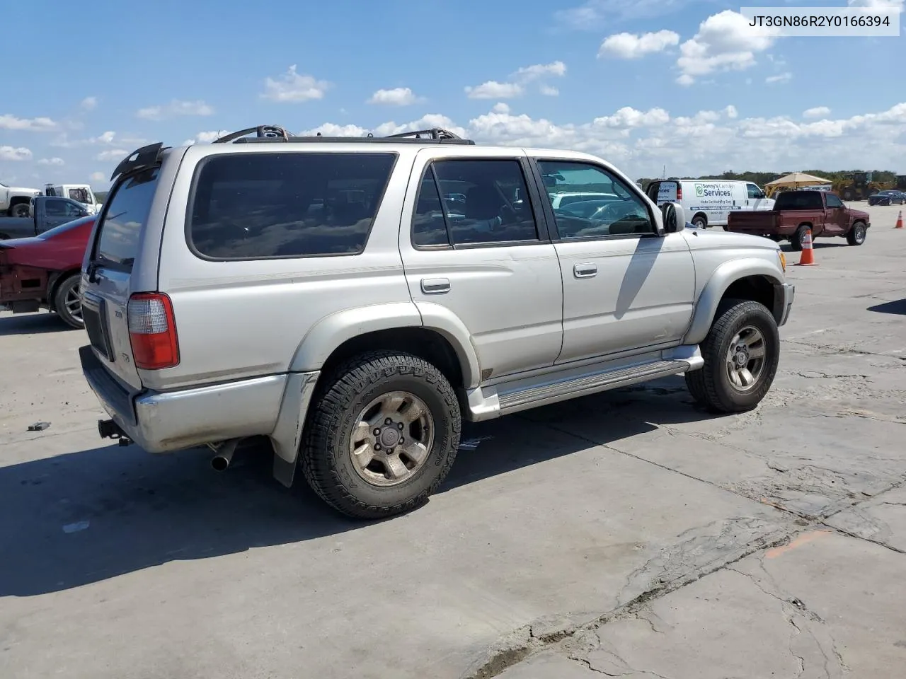 2000 Toyota 4Runner Sr5 VIN: JT3GN86R2Y0166394 Lot: 72993314