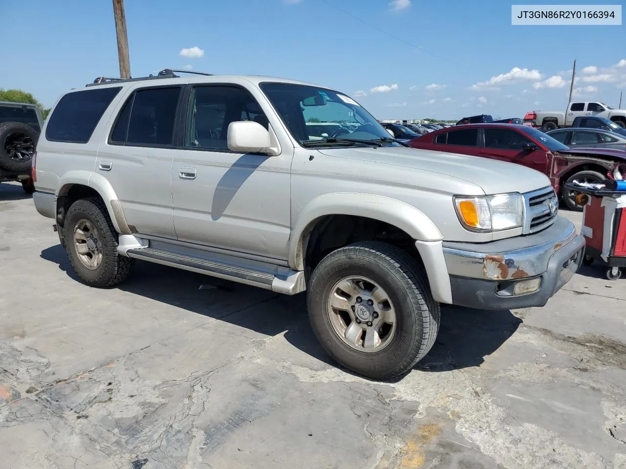 2000 Toyota 4Runner Sr5 VIN: JT3GN86R2Y0166394 Lot: 72993314