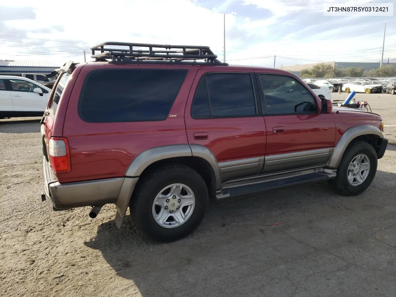 2000 Toyota 4Runner Limited VIN: JT3HN87R5Y0312421 Lot: 73205674