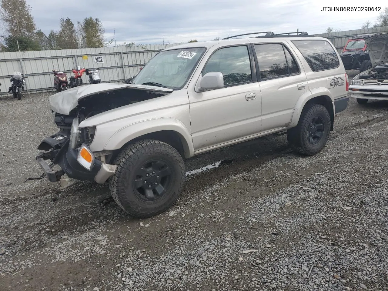 2000 Toyota 4Runner Sr5 VIN: JT3HN86R6Y0290642 Lot: 73320224