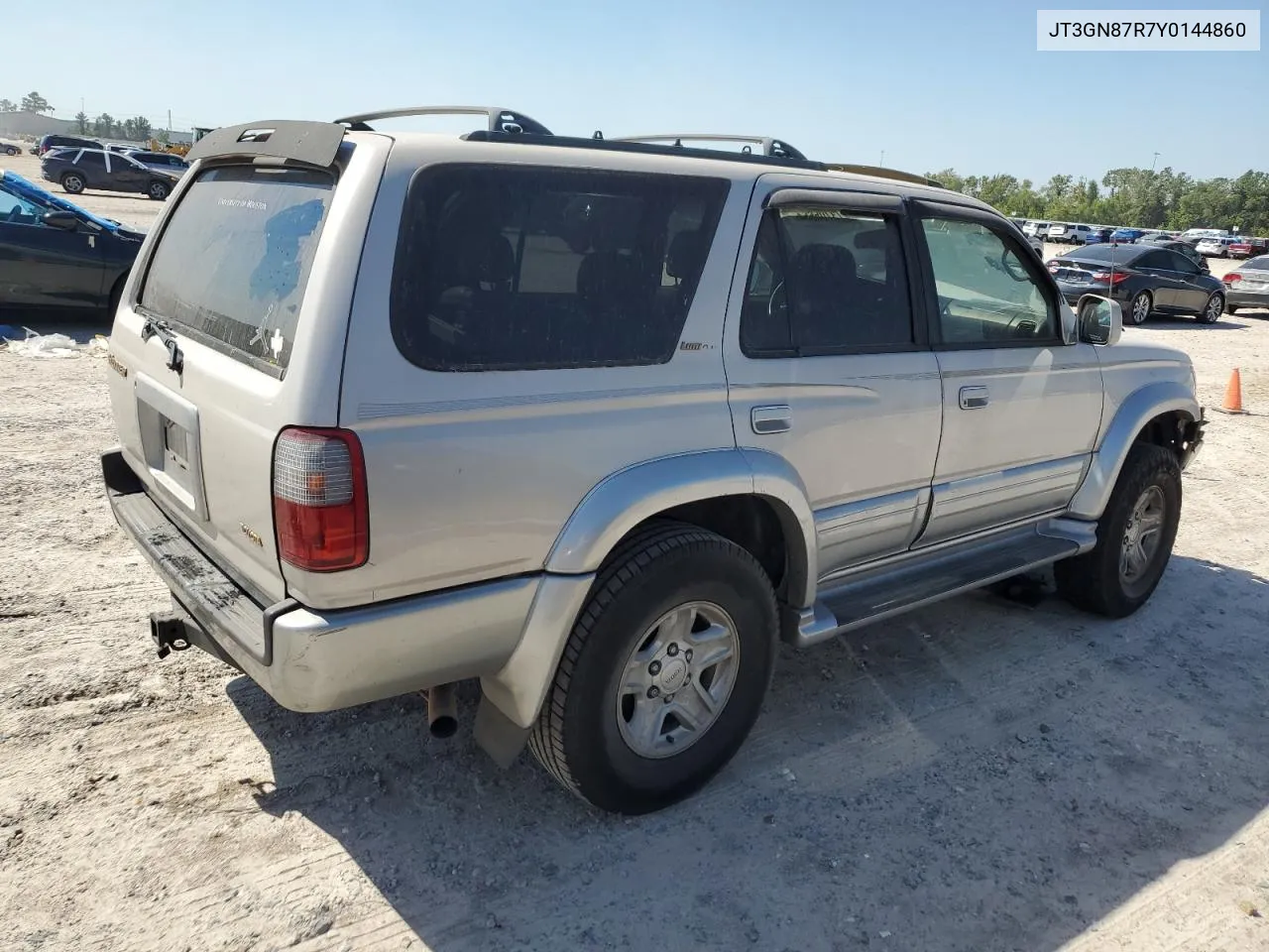 2000 Toyota 4Runner Limited VIN: JT3GN87R7Y0144860 Lot: 73705654