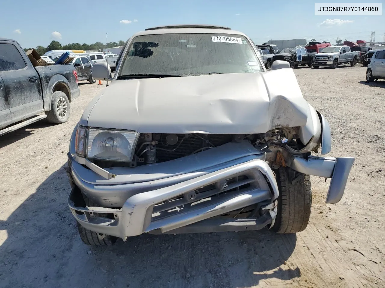 2000 Toyota 4Runner Limited VIN: JT3GN87R7Y0144860 Lot: 73705654