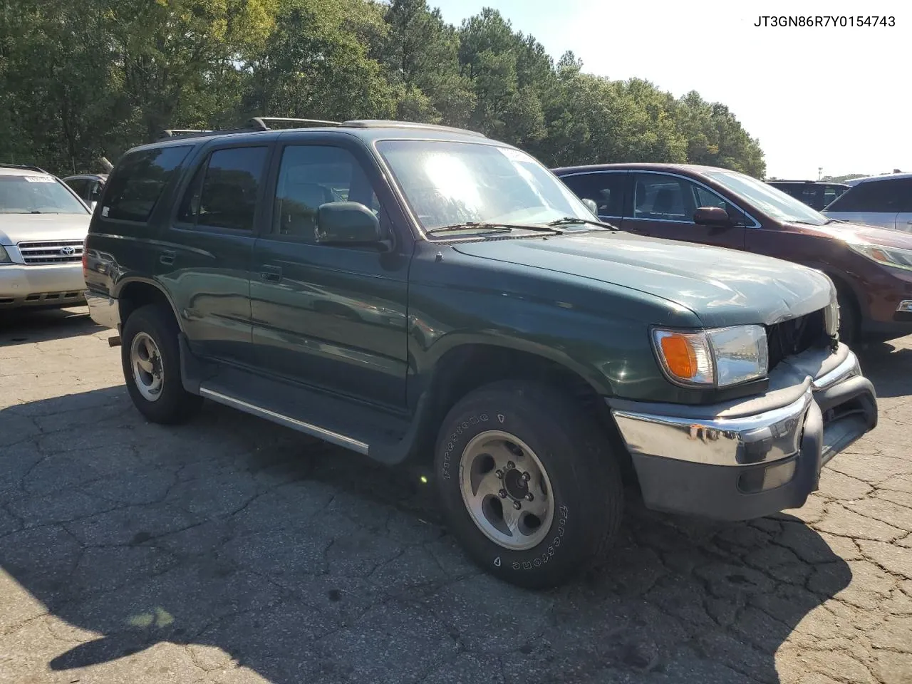 2000 Toyota 4Runner Sr5 VIN: JT3GN86R7Y0154743 Lot: 73849844