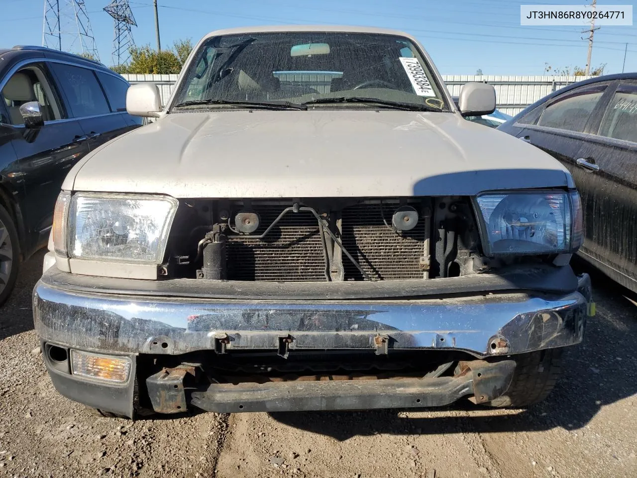 2000 Toyota 4Runner Sr5 VIN: JT3HN86R8Y0264771 Lot: 73993384