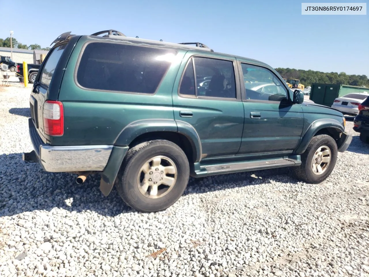 2000 Toyota 4Runner Sr5 VIN: JT3GN86R5Y0174697 Lot: 74277894