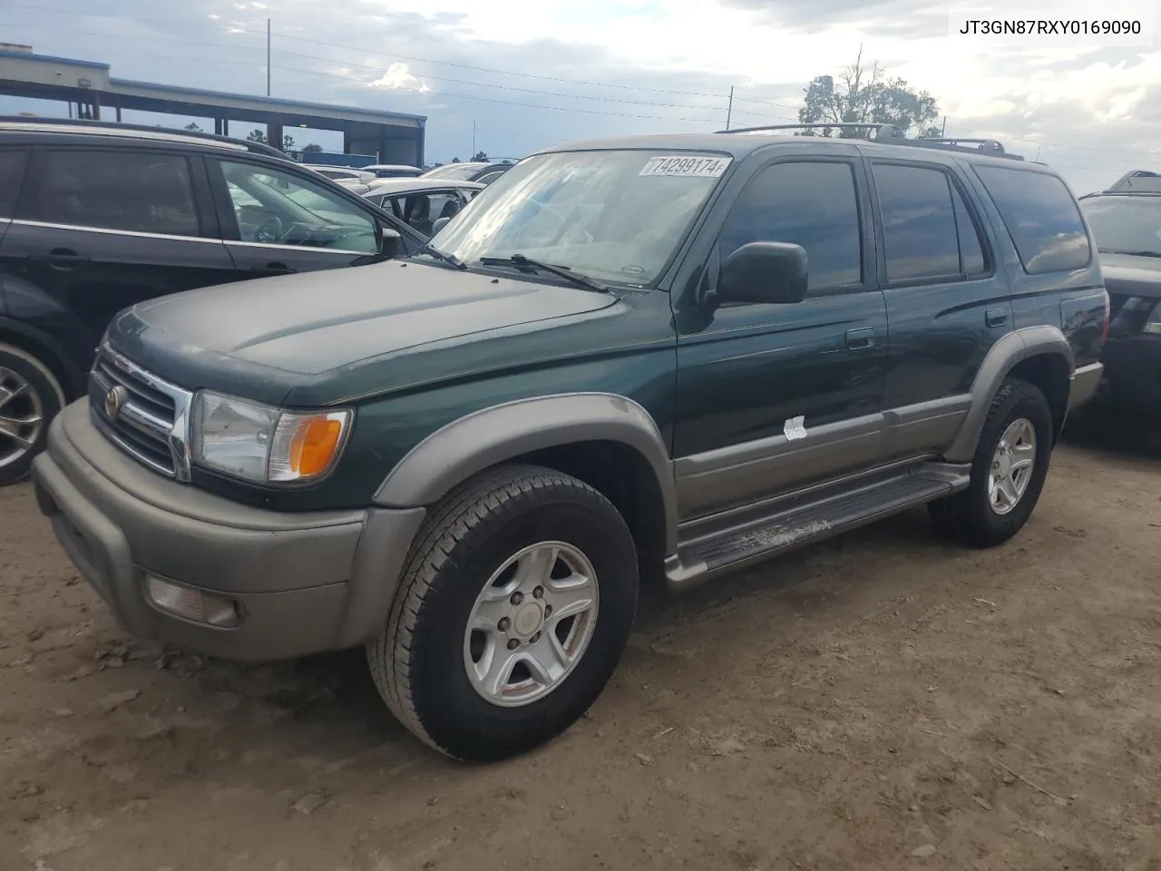 2000 Toyota 4Runner Limited VIN: JT3GN87RXY0169090 Lot: 74299174