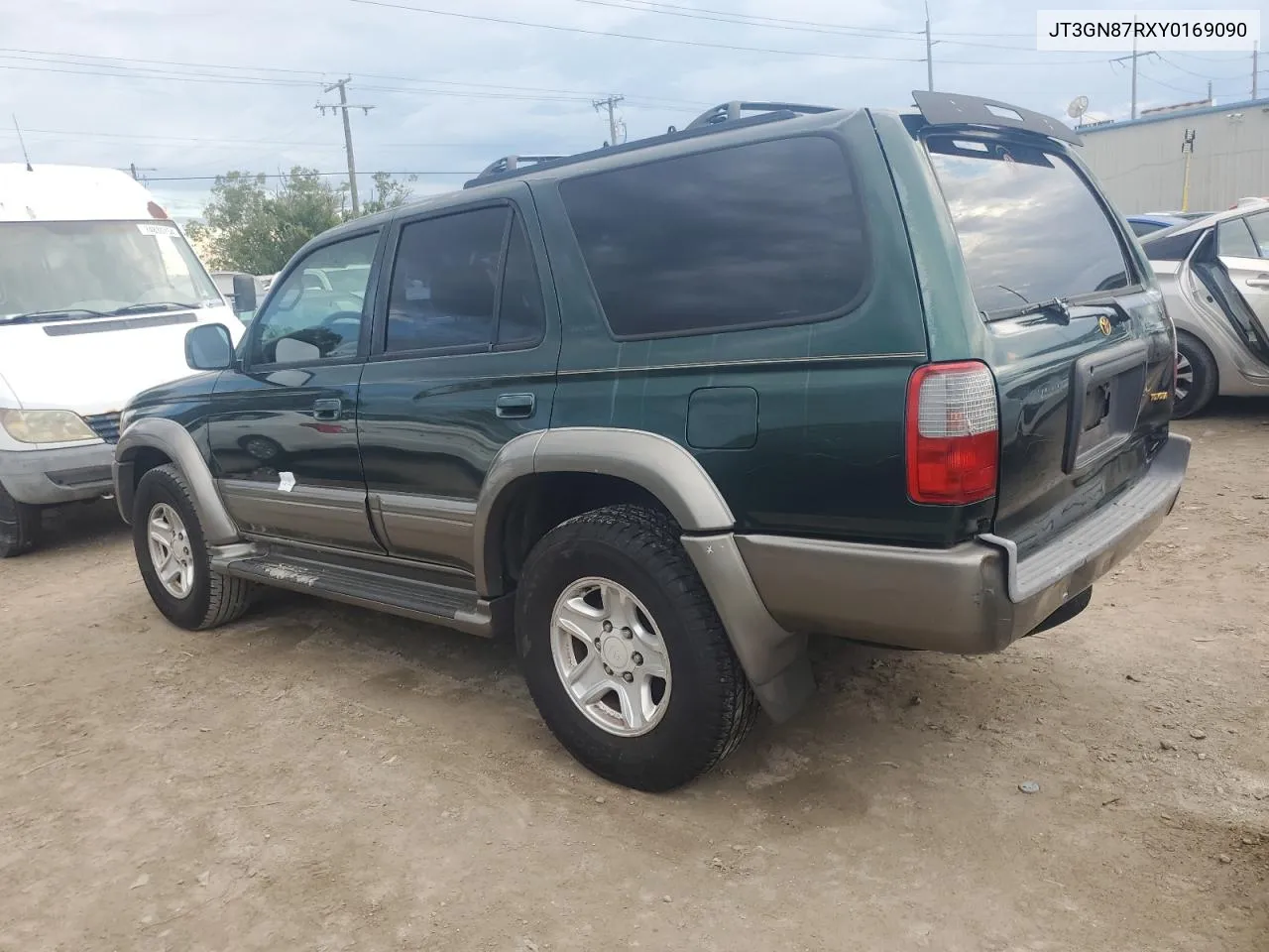 2000 Toyota 4Runner Limited VIN: JT3GN87RXY0169090 Lot: 74299174