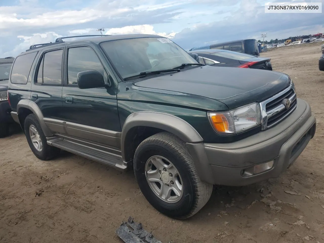 2000 Toyota 4Runner Limited VIN: JT3GN87RXY0169090 Lot: 74299174