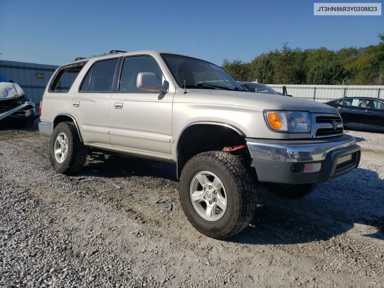 2000 Toyota 4Runner Sr5 VIN: JT3HN86R3Y0308823 Lot: 74324754