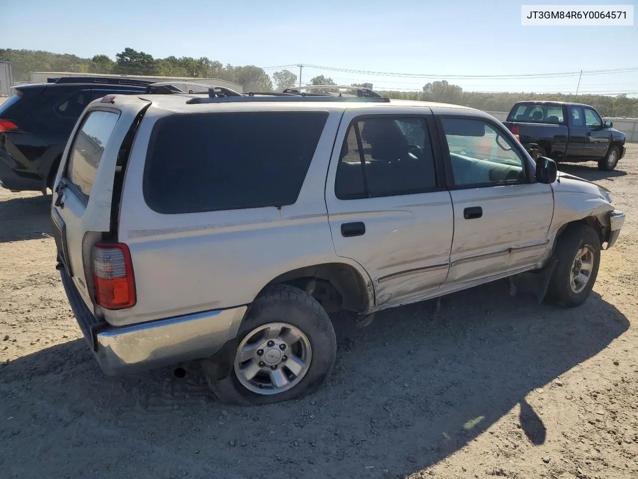 2000 Toyota 4Runner VIN: JT3GM84R6Y0064571 Lot: 74383464