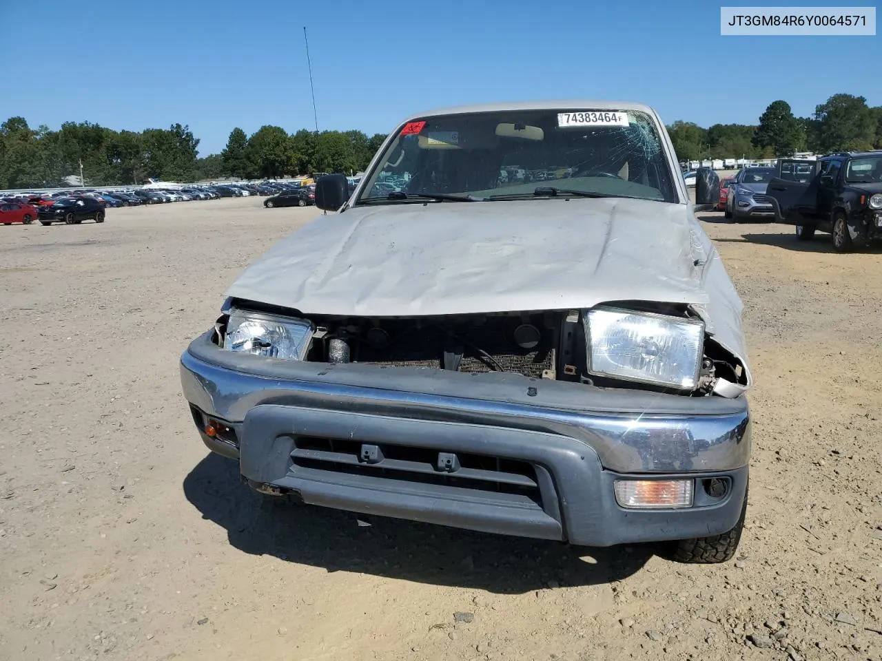 2000 Toyota 4Runner VIN: JT3GM84R6Y0064571 Lot: 74383464