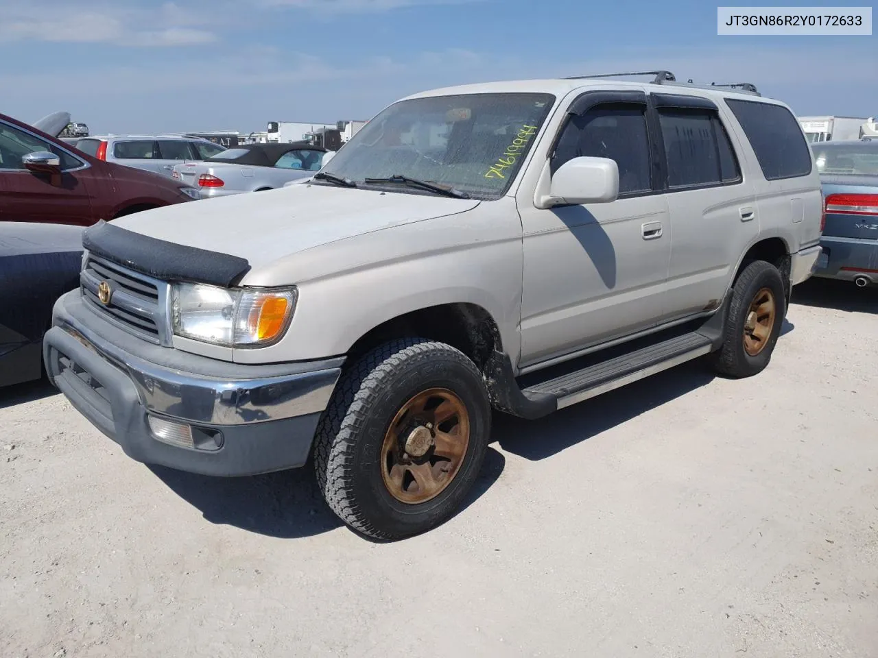 2000 Toyota 4Runner Sr5 VIN: JT3GN86R2Y0172633 Lot: 74619994