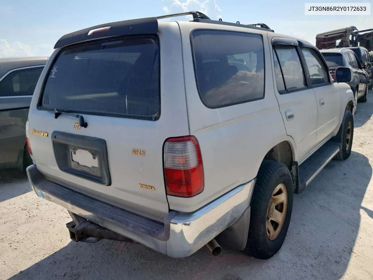 2000 Toyota 4Runner Sr5 VIN: JT3GN86R2Y0172633 Lot: 74619994