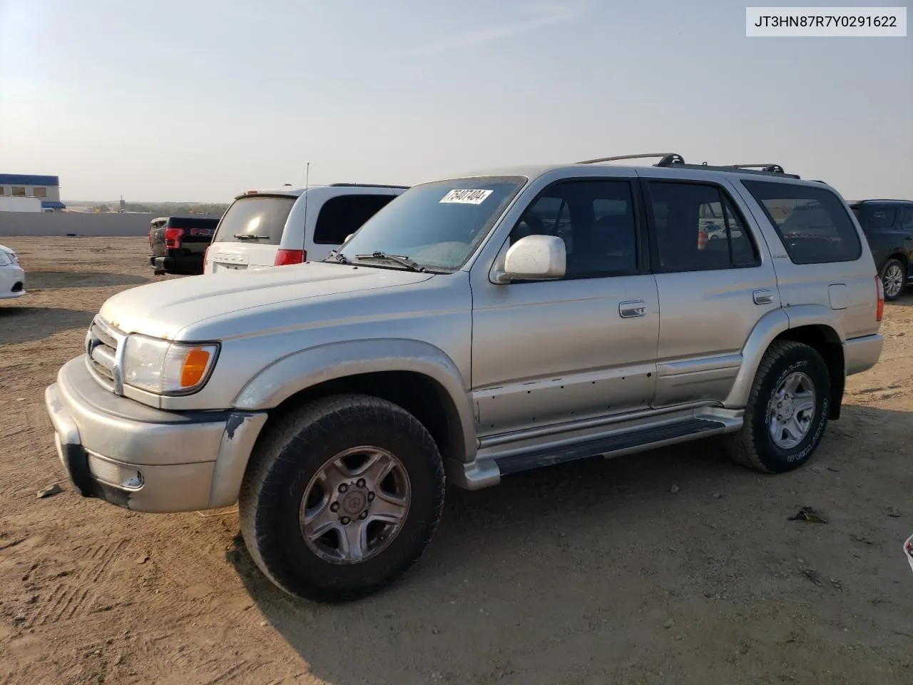 2000 Toyota 4Runner Limited VIN: JT3HN87R7Y0291622 Lot: 75407404