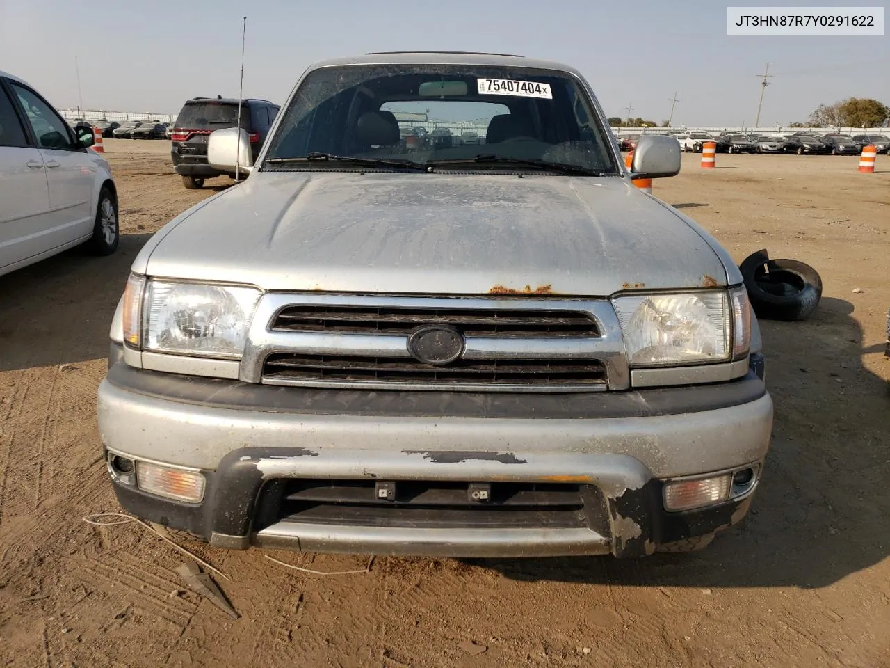 2000 Toyota 4Runner Limited VIN: JT3HN87R7Y0291622 Lot: 75407404