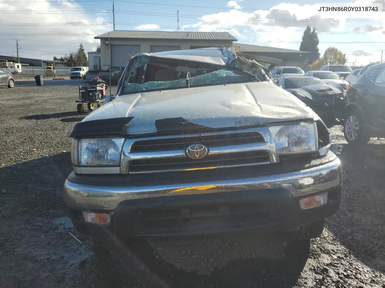 2000 Toyota 4Runner Sr5 VIN: JT3HN86R0Y0318743 Lot: 75544874