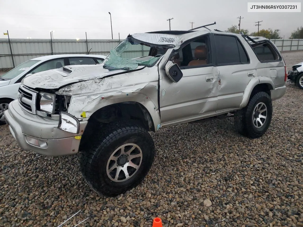 2000 Toyota 4Runner Sr5 VIN: JT3HN86R6Y0307231 Lot: 75744604