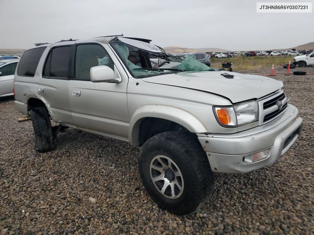 2000 Toyota 4Runner Sr5 VIN: JT3HN86R6Y0307231 Lot: 75744604