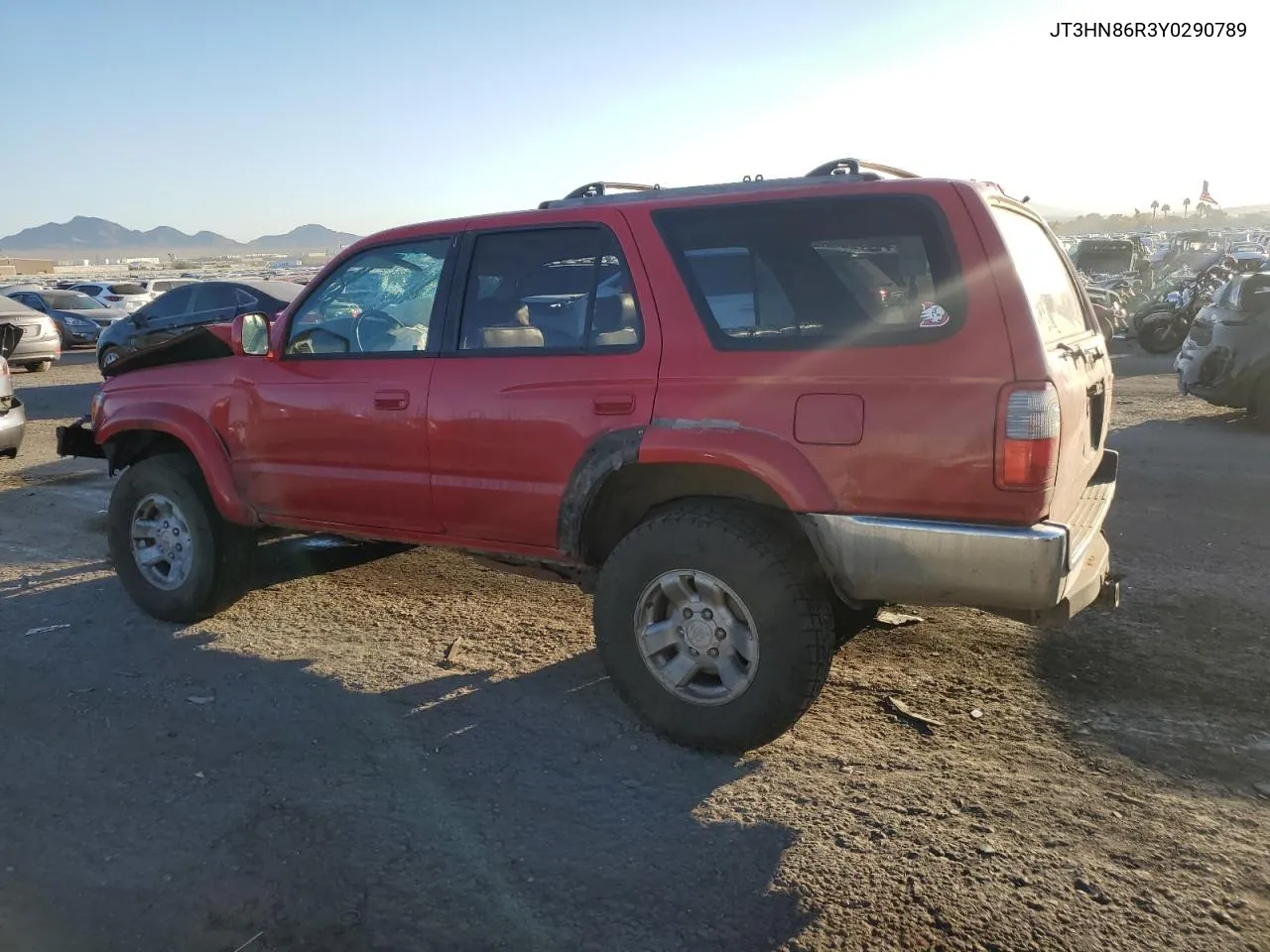 2000 Toyota 4Runner Sr5 VIN: JT3HN86R3Y0290789 Lot: 75862134