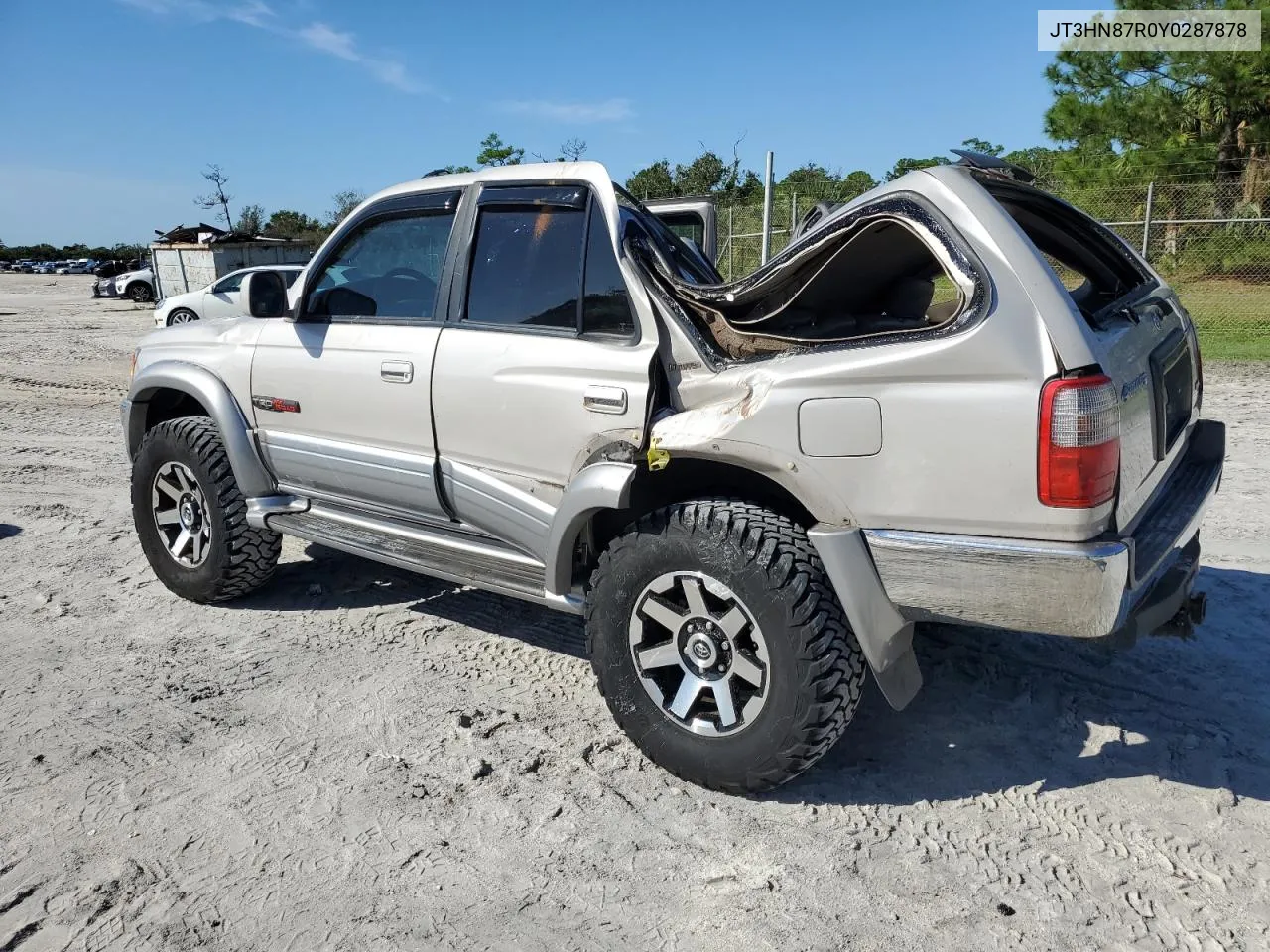 2000 Toyota 4Runner Limited VIN: JT3HN87R0Y0287878 Lot: 75981884