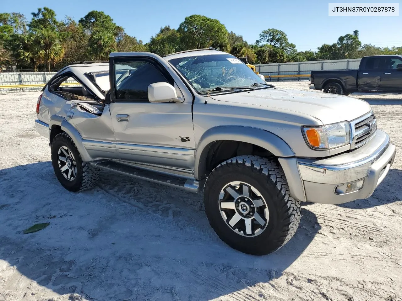 2000 Toyota 4Runner Limited VIN: JT3HN87R0Y0287878 Lot: 75981884