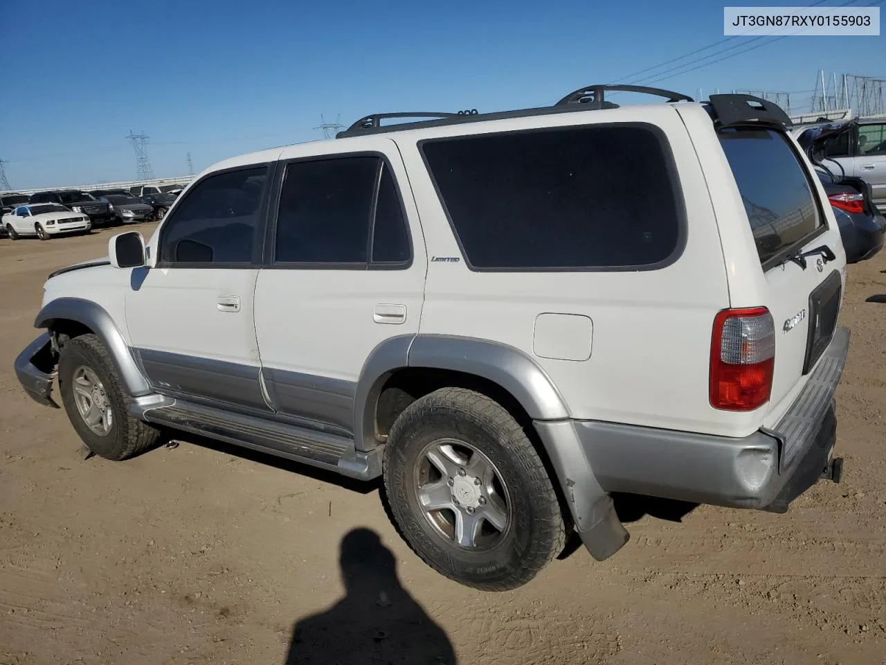 2000 Toyota 4Runner Limited VIN: JT3GN87RXY0155903 Lot: 76729084