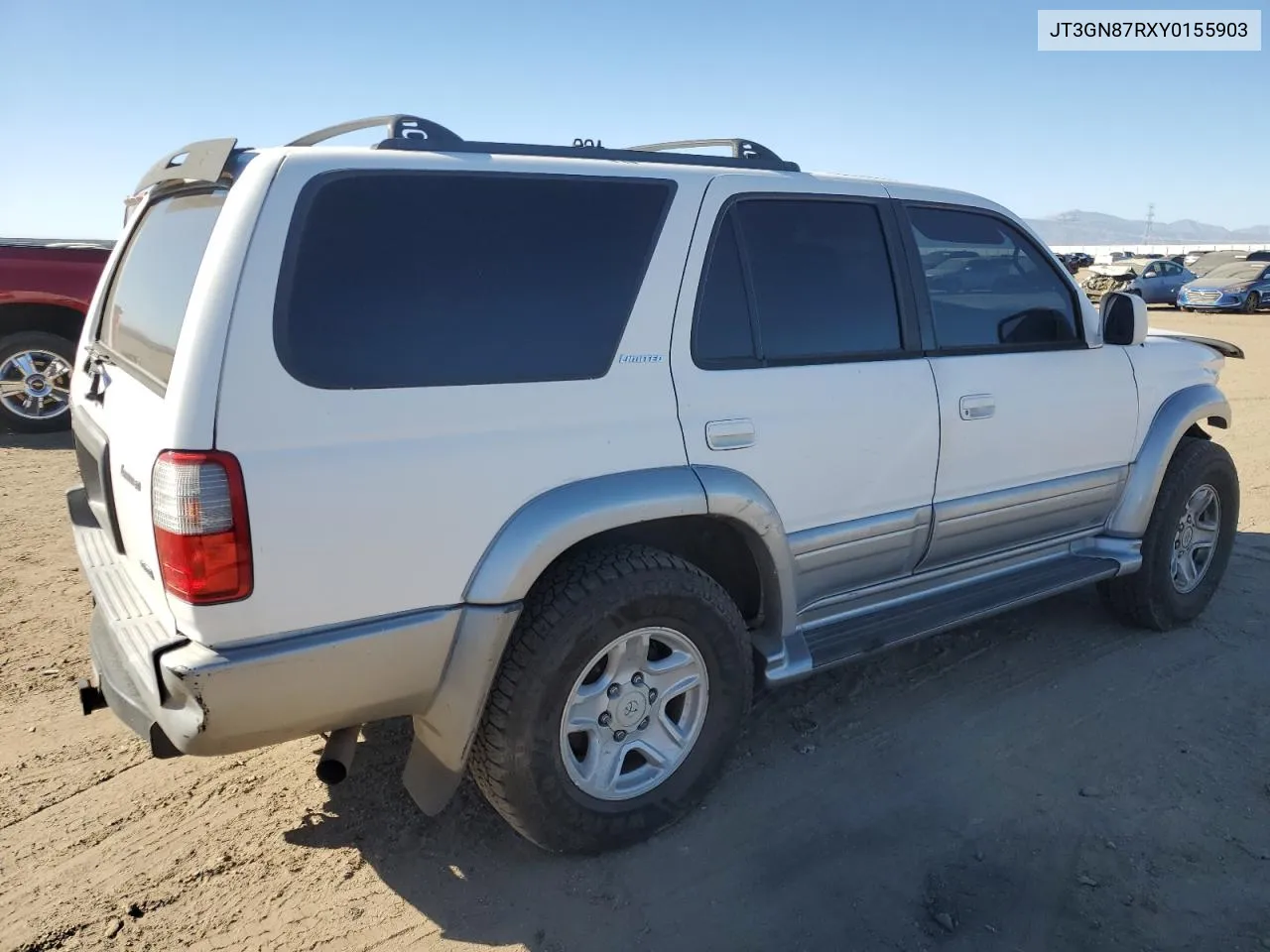 2000 Toyota 4Runner Limited VIN: JT3GN87RXY0155903 Lot: 76729084