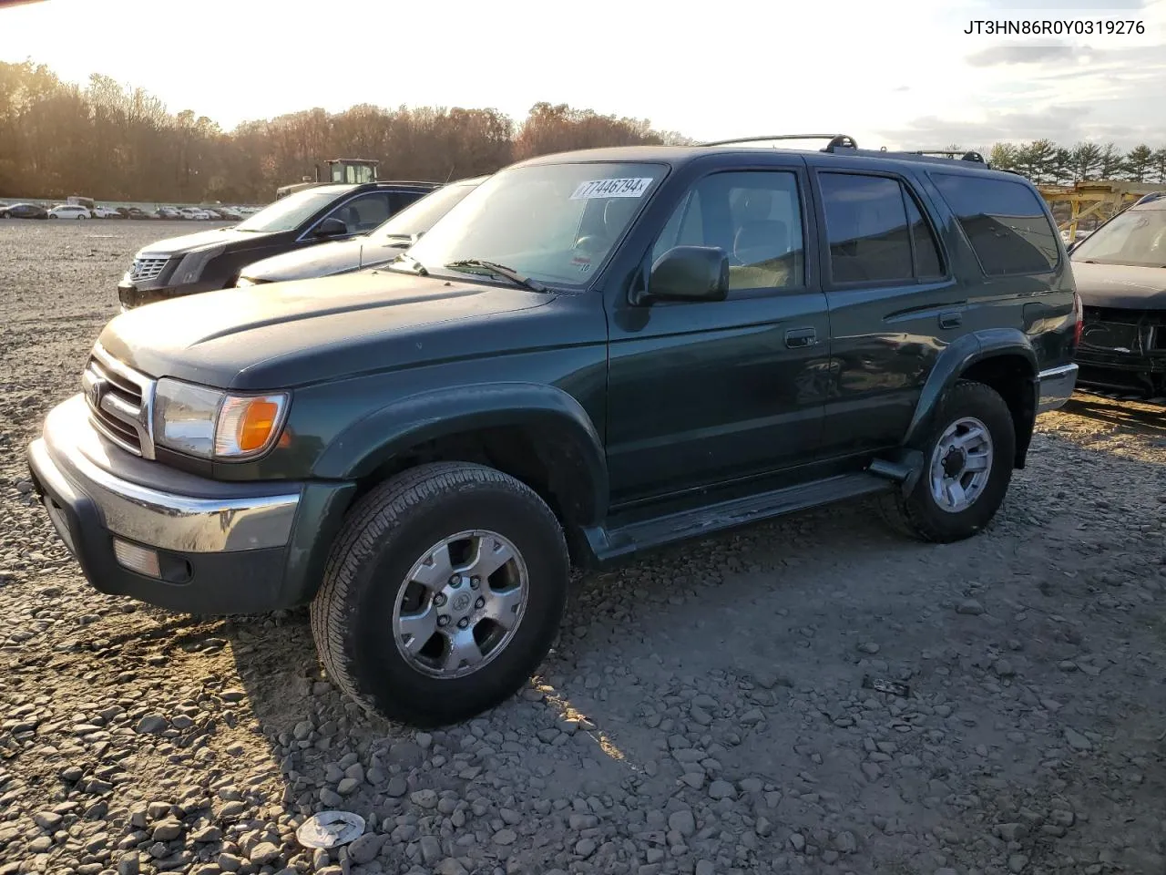 2000 Toyota 4Runner Sr5 VIN: JT3HN86R0Y0319276 Lot: 77446794